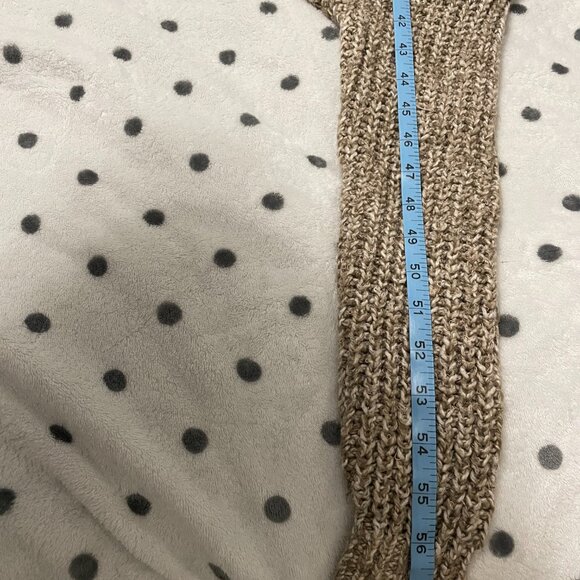 Garage tan xs crochet v-neck sweater - Picture 10 of 14